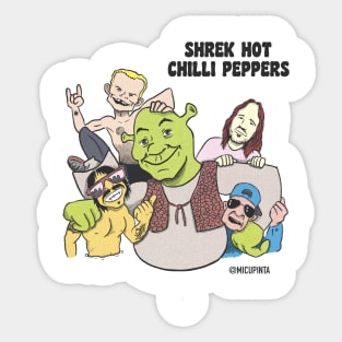 Shrek hot chilli peppers Sticker